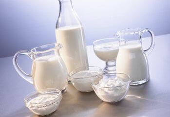 mliečne výrobky na potenciu